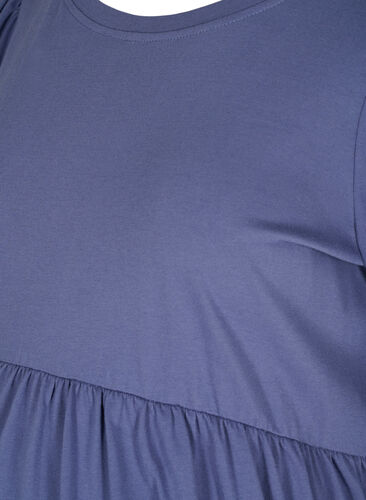 Zwangerschapstuniek met pofmouwen, Nightshadow Blue, Packshot image number 2