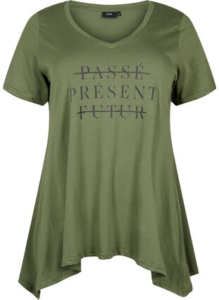 T-shirt en coton à manches courtes, Thyme PRESENT, Packshot image number 0