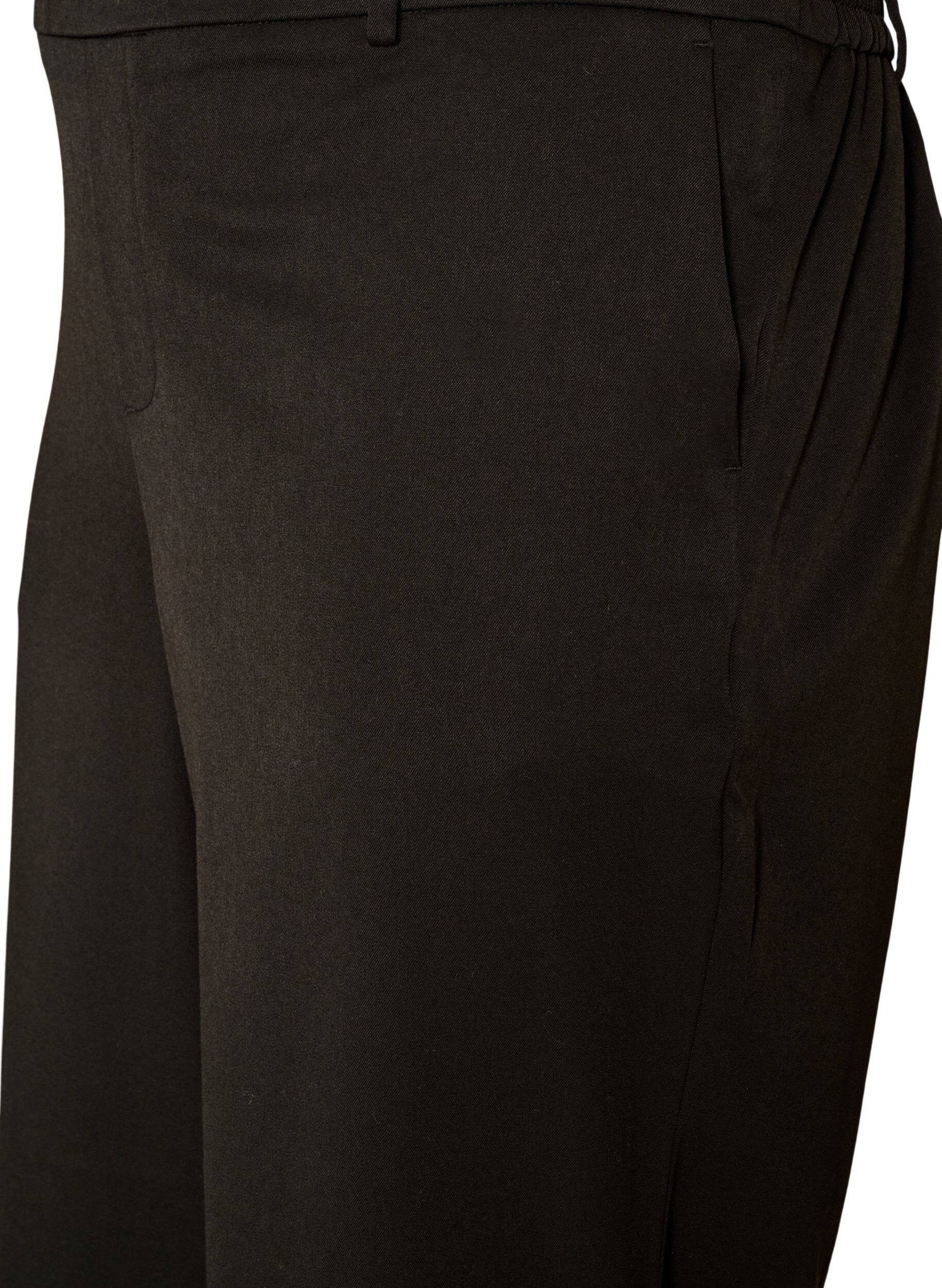 ZizziPantalon de costume taille haute coupe droite, Noir, Packshot image number 2