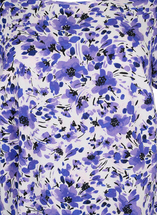 Robe à manches courtes avec imprimé, Purple Small Flower, Packshot image number 2
