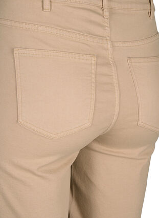 Korte spijkerbroek met strakke pasvorm en hoge taille, Nomad, Packshot image number 3