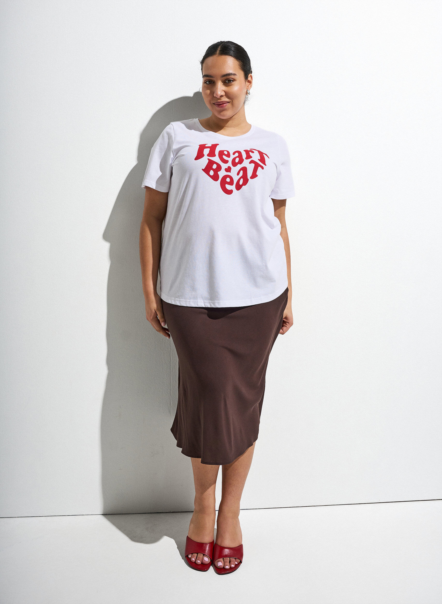 ZizziT-shirt imprim&eacute;, Blanc, Image image number 0