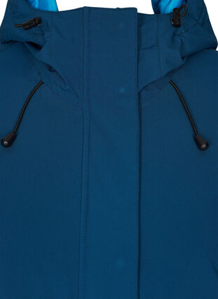 Veste de ski imperméable à capuche, Blue Comb, Packshot image number 2