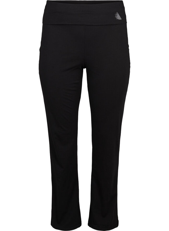 Sportbroek in katoen, Zwart, Packshot image number 0