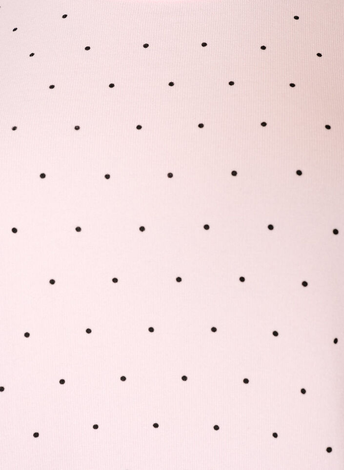 Blouse en maille &agrave; petits pois, Rose, Packshot image number 2