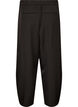 Broek met hoge taille en barrel fit, Zwart, Packshot image number 1