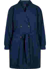 Trench-coat avec ceinture et poches