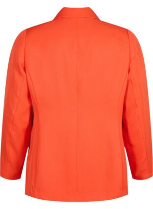 FLASH - Eenvoudige blazer met knoop, Orange.com, Packshot image number 1