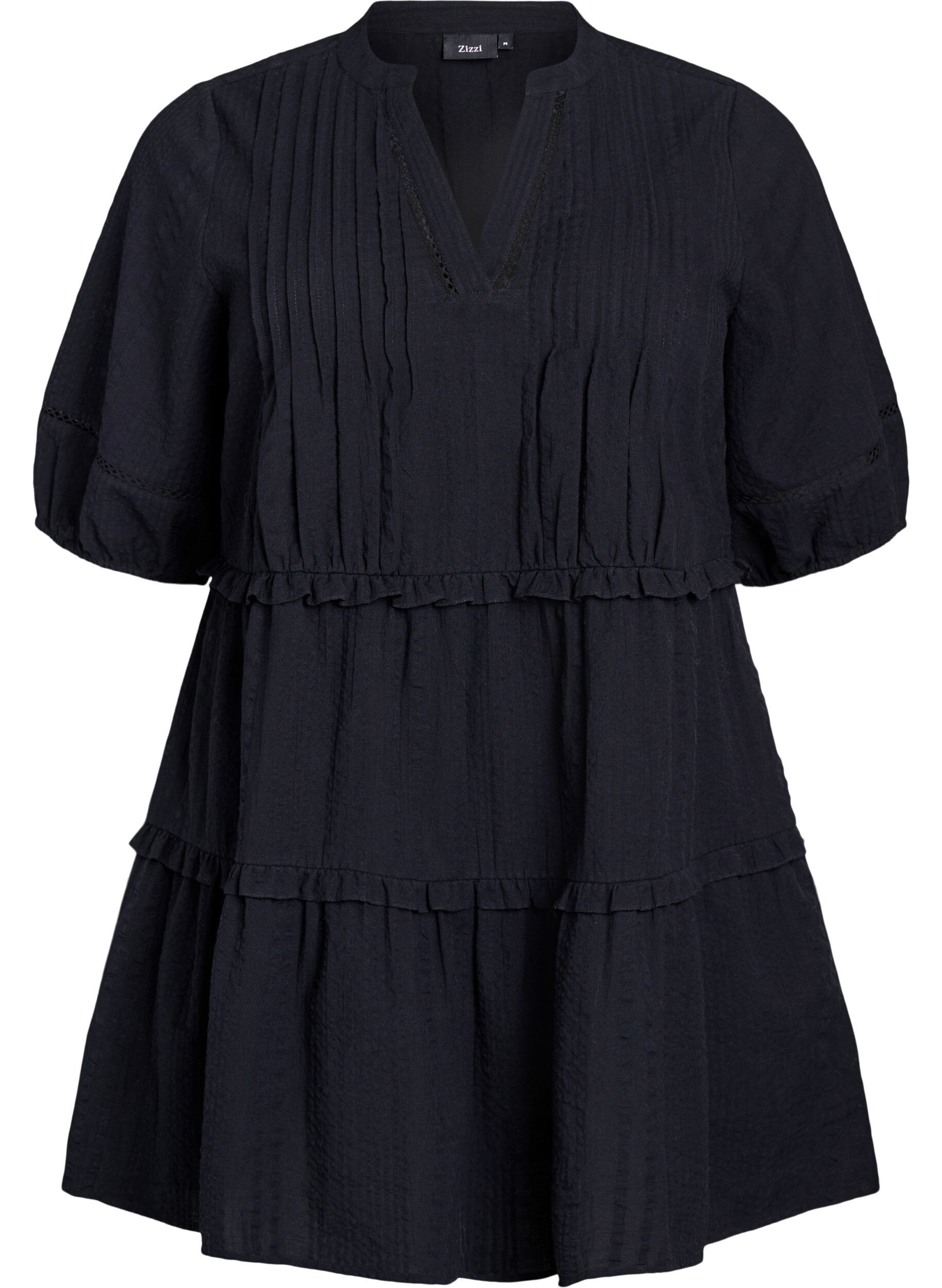 Tunique en forme de A avec des volants