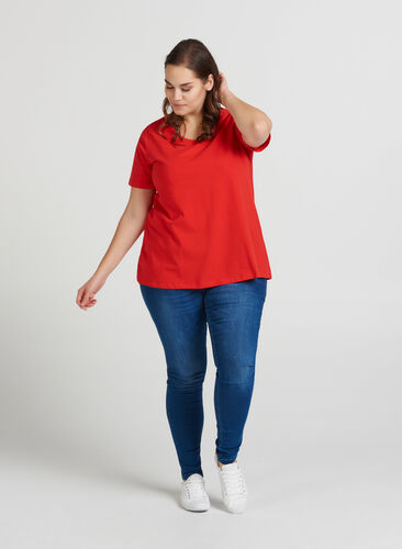 T-shirt basique, High Risk Red, Model image number 0