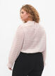 Blouse met lange mouwen en gedessineerde textuur, Whisper Pink, Model image number 1