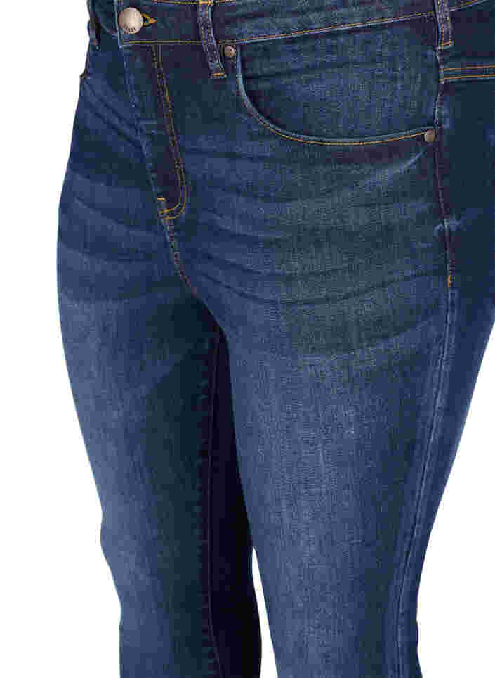 Jean Amy extra slim à taille haute, Dark blue, Packshot image number 2