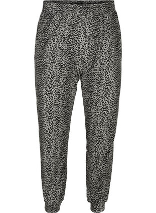 Katoenen pyjama broek met bloemenprint, Leo AOP, Packshot image number 0