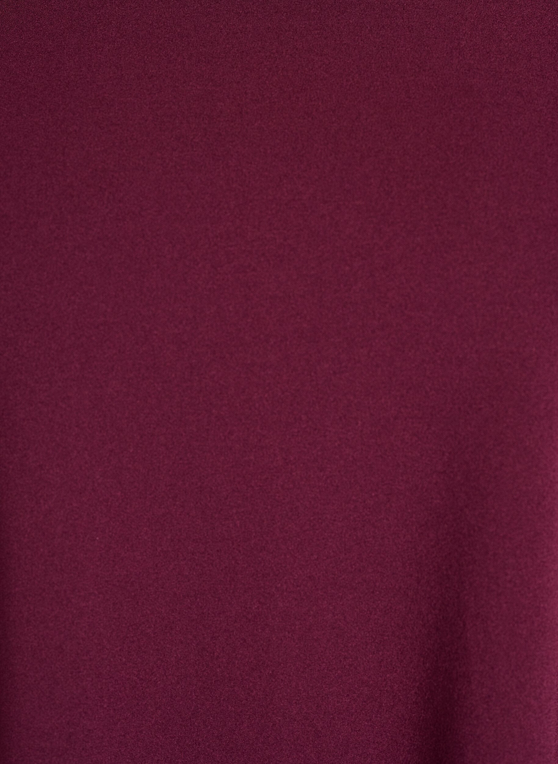 ZizziFLASH - Korte A-lijn jurk met 3/4 mouwen, Rood, Packshot image number 2