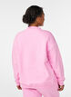 Sweatshirt met hoge kraag en lange mouwen, Roze, Model image number 2