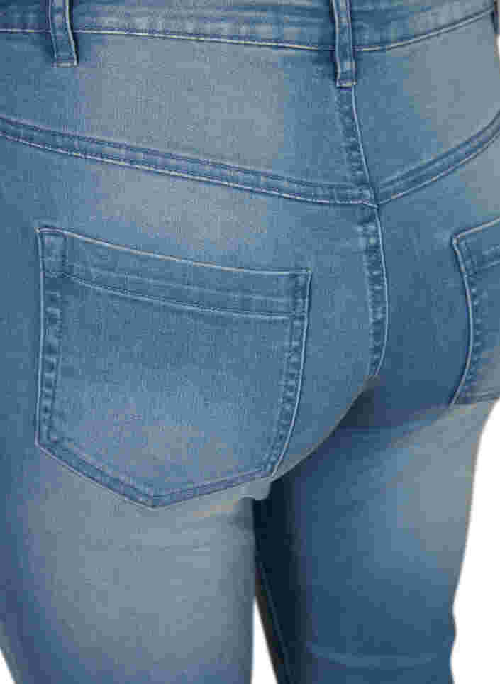 Jean coupe slim Emily capri, Light blue denim, Packshot image number 3