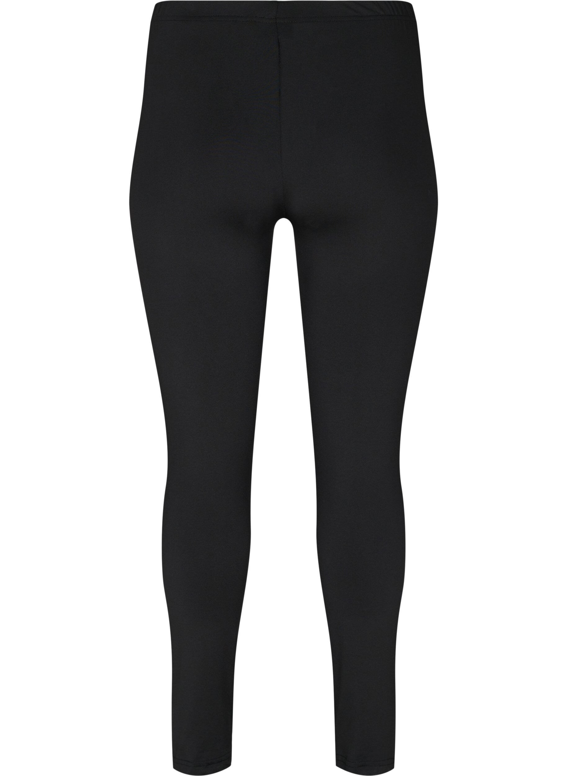 Zizzi2-pack basis leggings, Black, Packshot image number 1