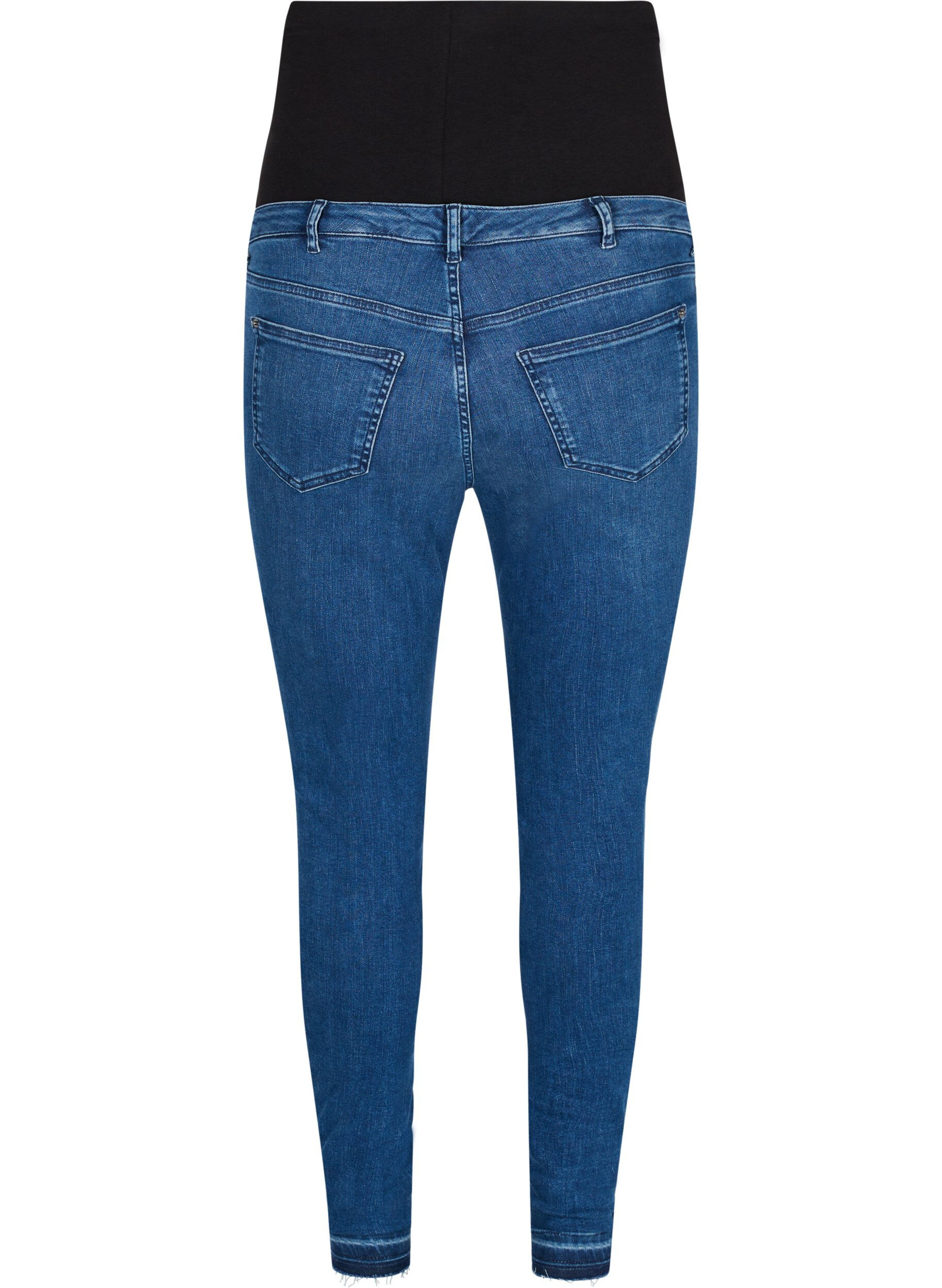 Zizzi Jean de grossesse Amy, Blue denim, Packshot image number 1