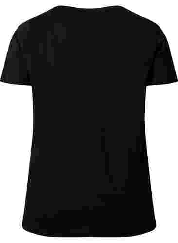 Trainingsshirt met print, Black w. Run Away, Packshot image number 1