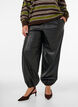 Ballonbroek in imitatieleer, Zwart, Model image number 2