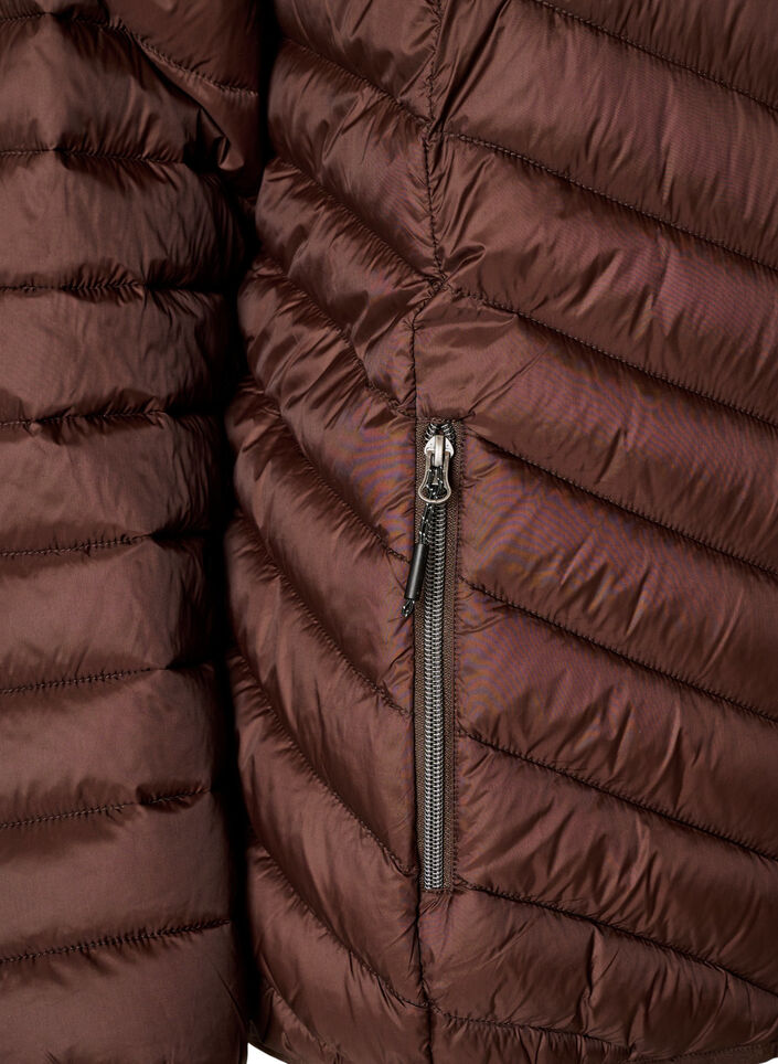 Veste l&eacute;g&egrave;re &agrave; capuche, Marron, Packshot image number 3