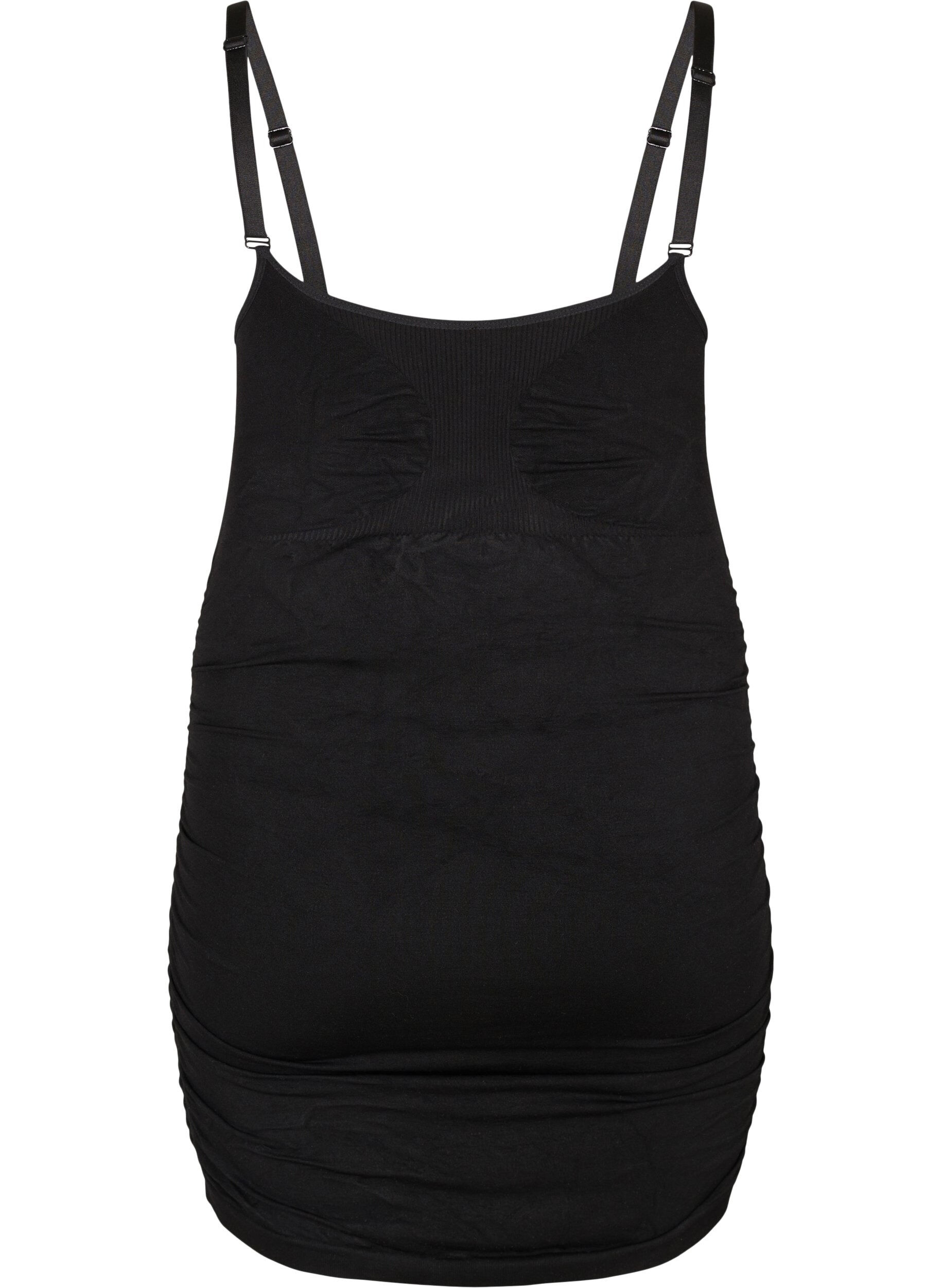 ZizziNaadloze zwangerschapstop met borstvoedingsfunctie, Black, Packshot image number 1