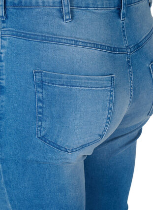 Jeans Emily Slim fit à taille régulière, Light blue, Packshot image number 3