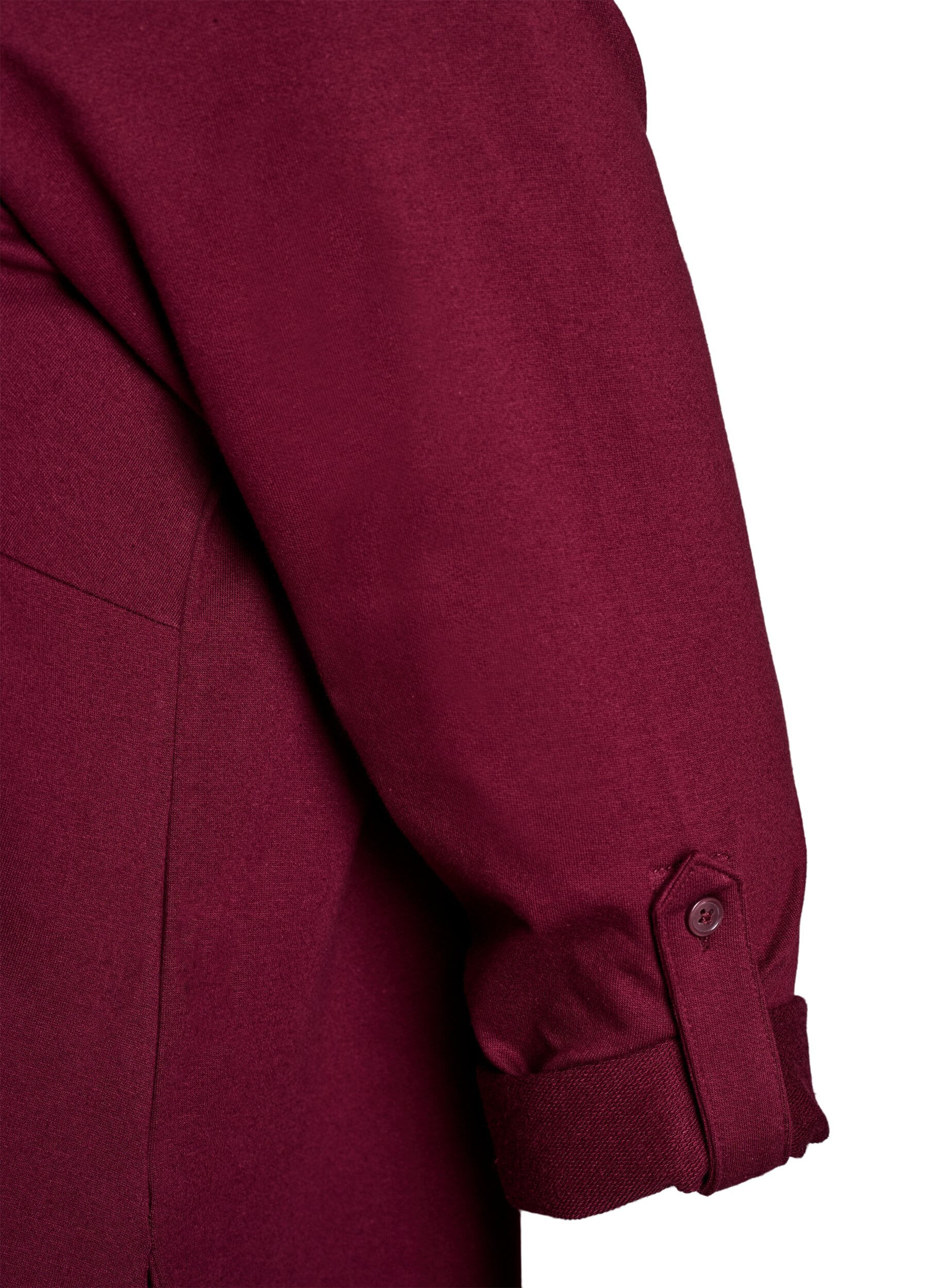ZizziBallonjurk met zakken, Donker Bordeaux, Packshot image number 3