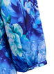 Omslagjurk met bloemenprint met 3/4 mouwen, Blauw, Packshot image number 3