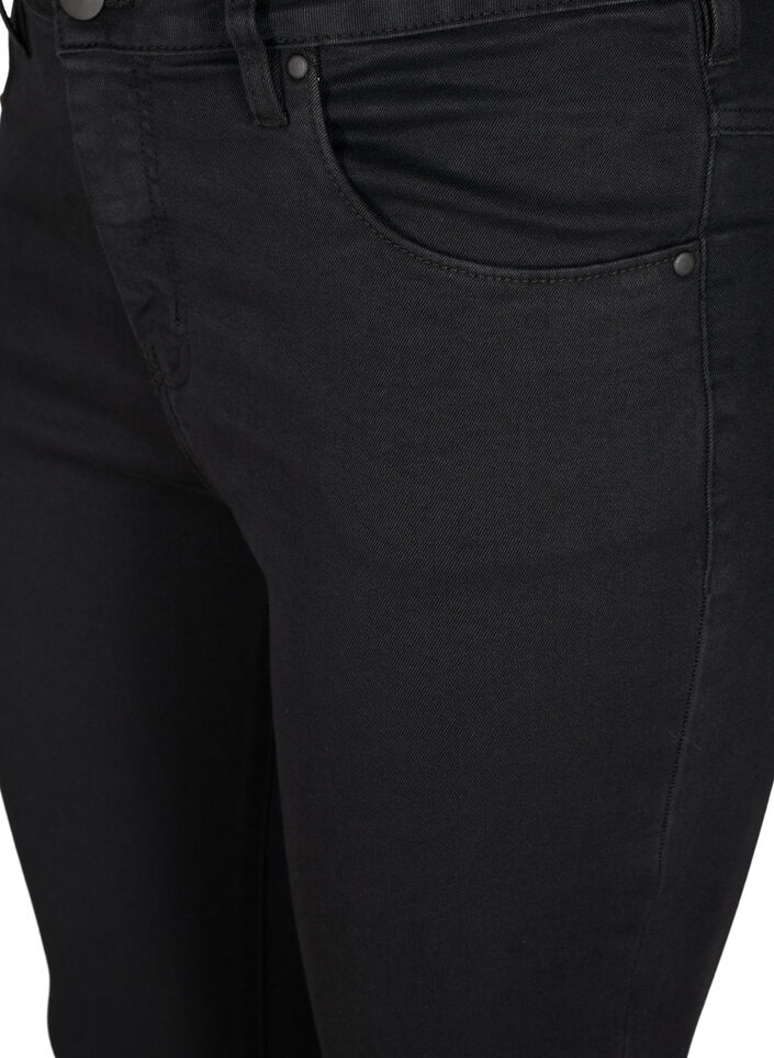 Jean Amy super slim à taille haute, Black, Packshot image number 2