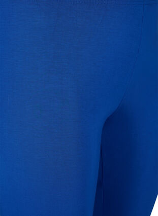 Leggings basiques longueur 3/4 en viscose, Monaco Blue, Packshot image number 2