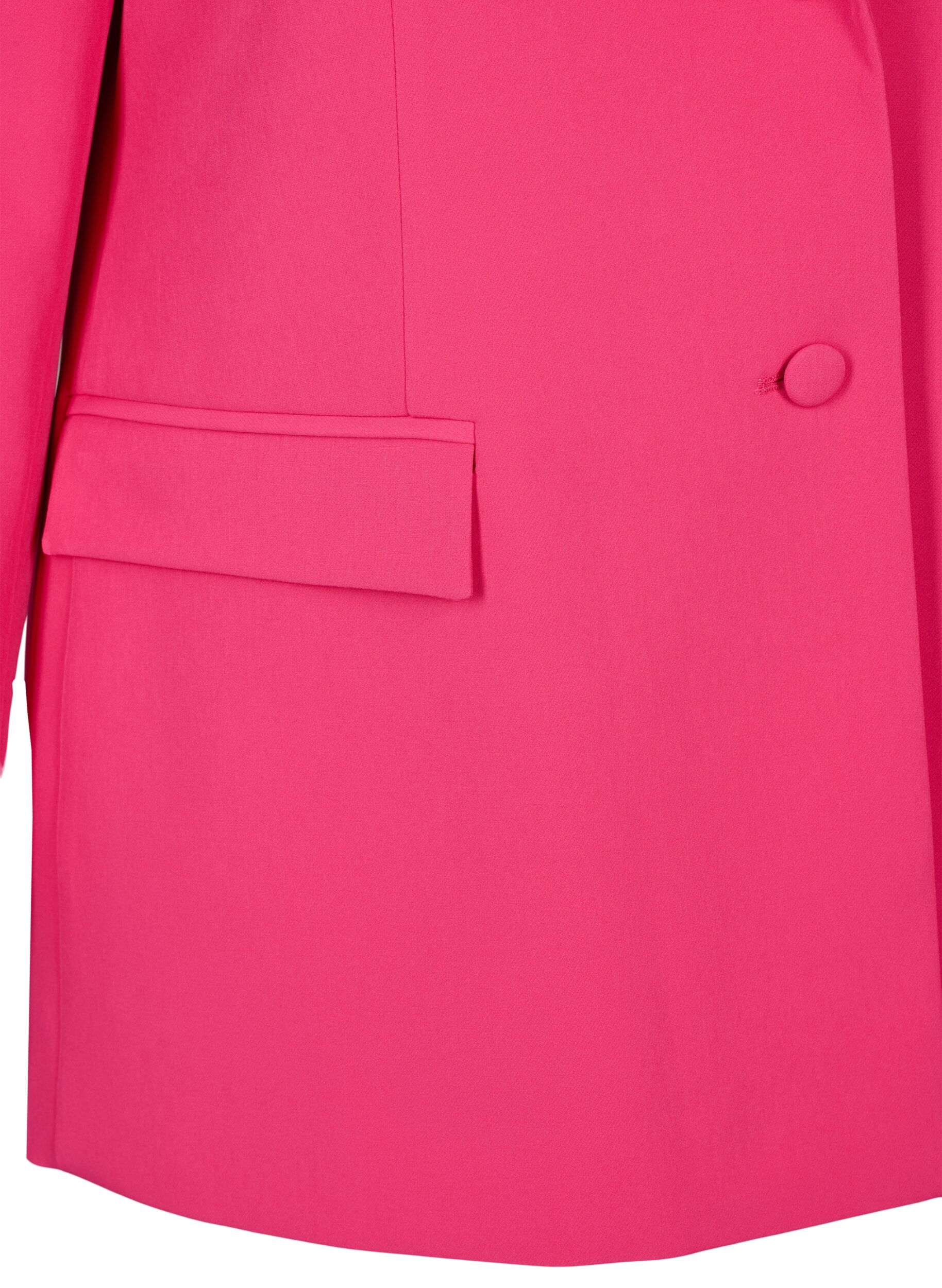 ZizziKlassieke blazer met knoopsluiting, Pink Yarrow, Packshot image number 3