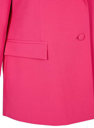Klassieke blazer met knoopsluiting, Pink Yarrow, Packshot image number 3