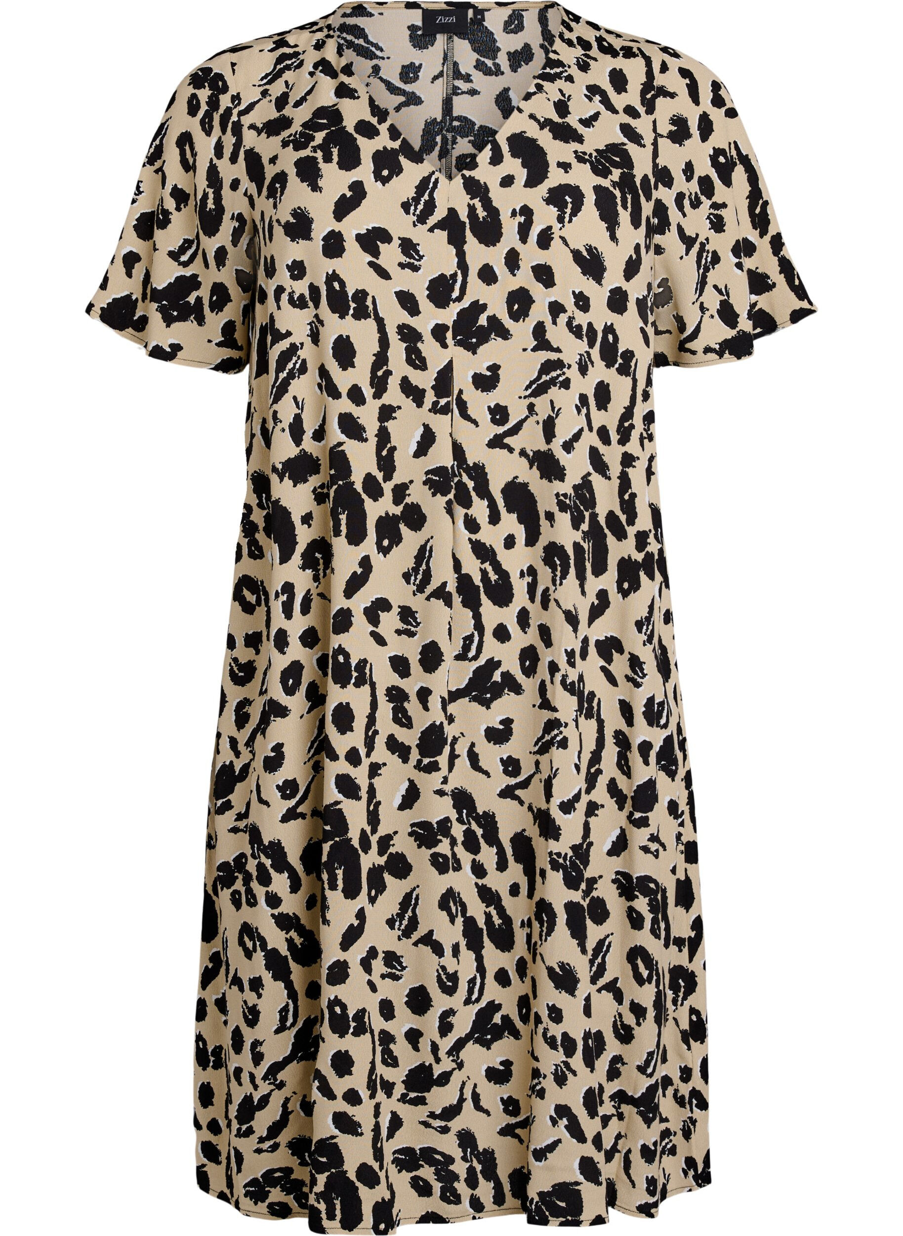 Robe &eacute;vas&eacute;e en viscose