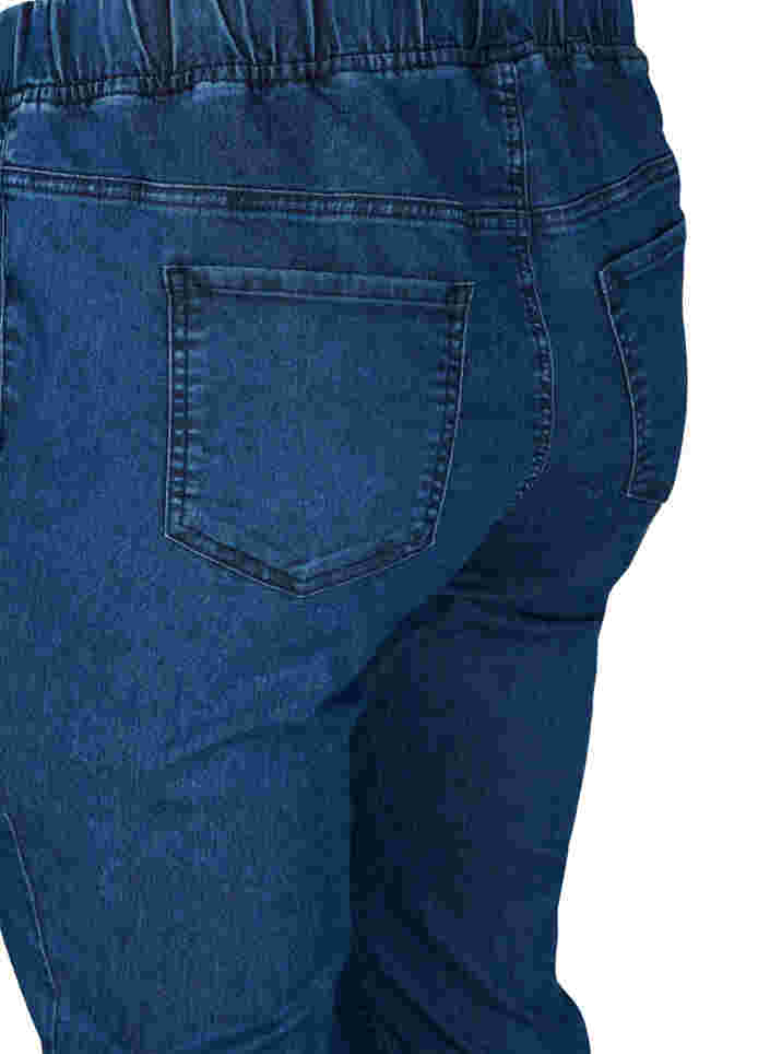 Jegging avec poches arrière en coton mélangé, Dark blue, Packshot image number 3