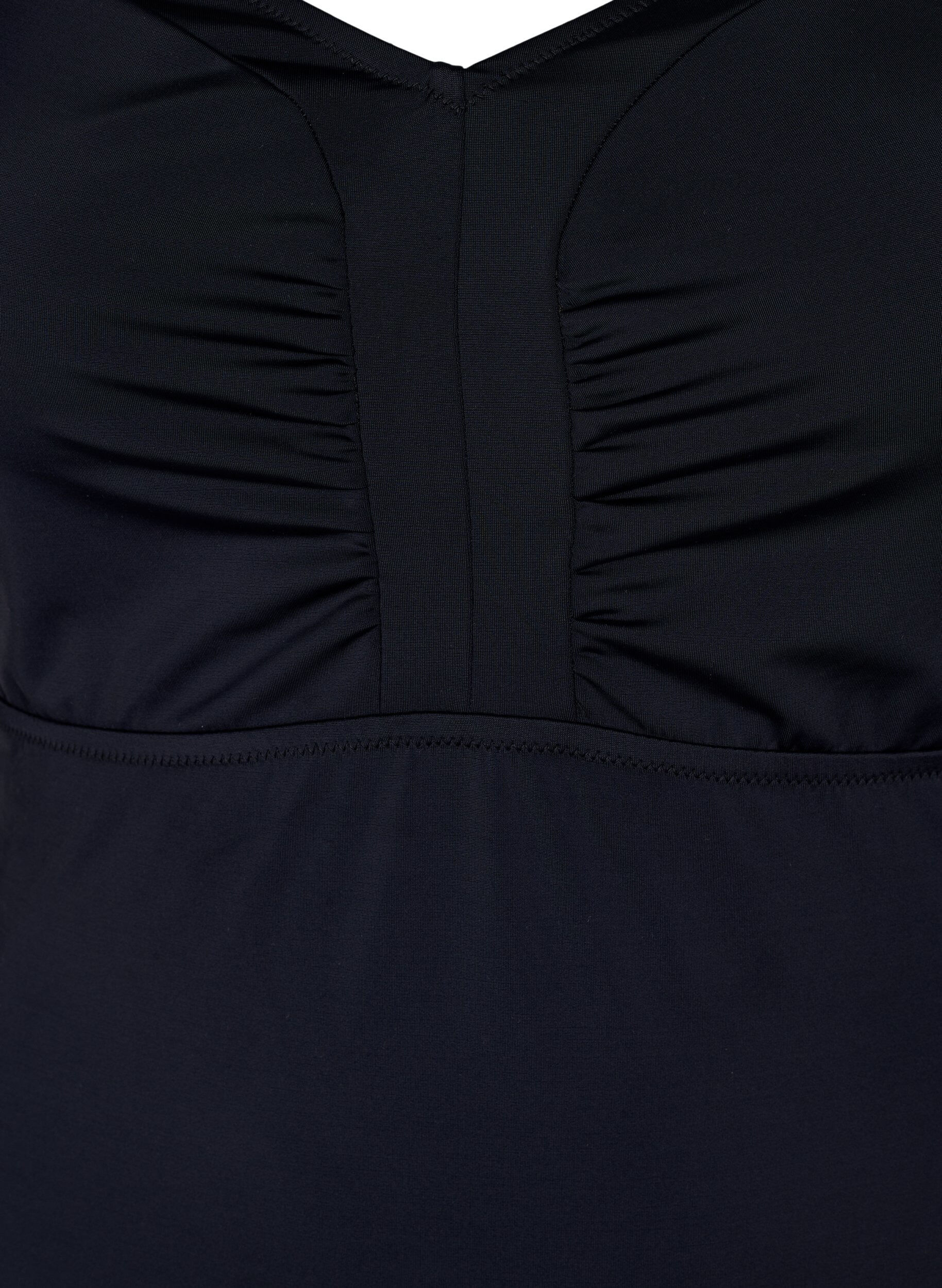 Zizzi Maillot de bain avec draperies, Black, Packshot image number 2