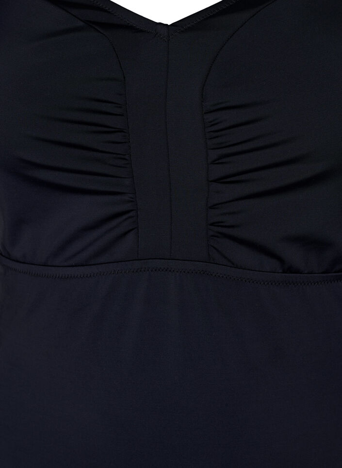 Maillot de bain avec draperies, Black, Packshot image number 2