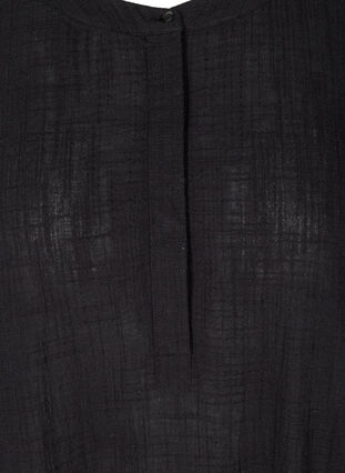 Mouwloze jurk in katoen, Black, Packshot image number 2
