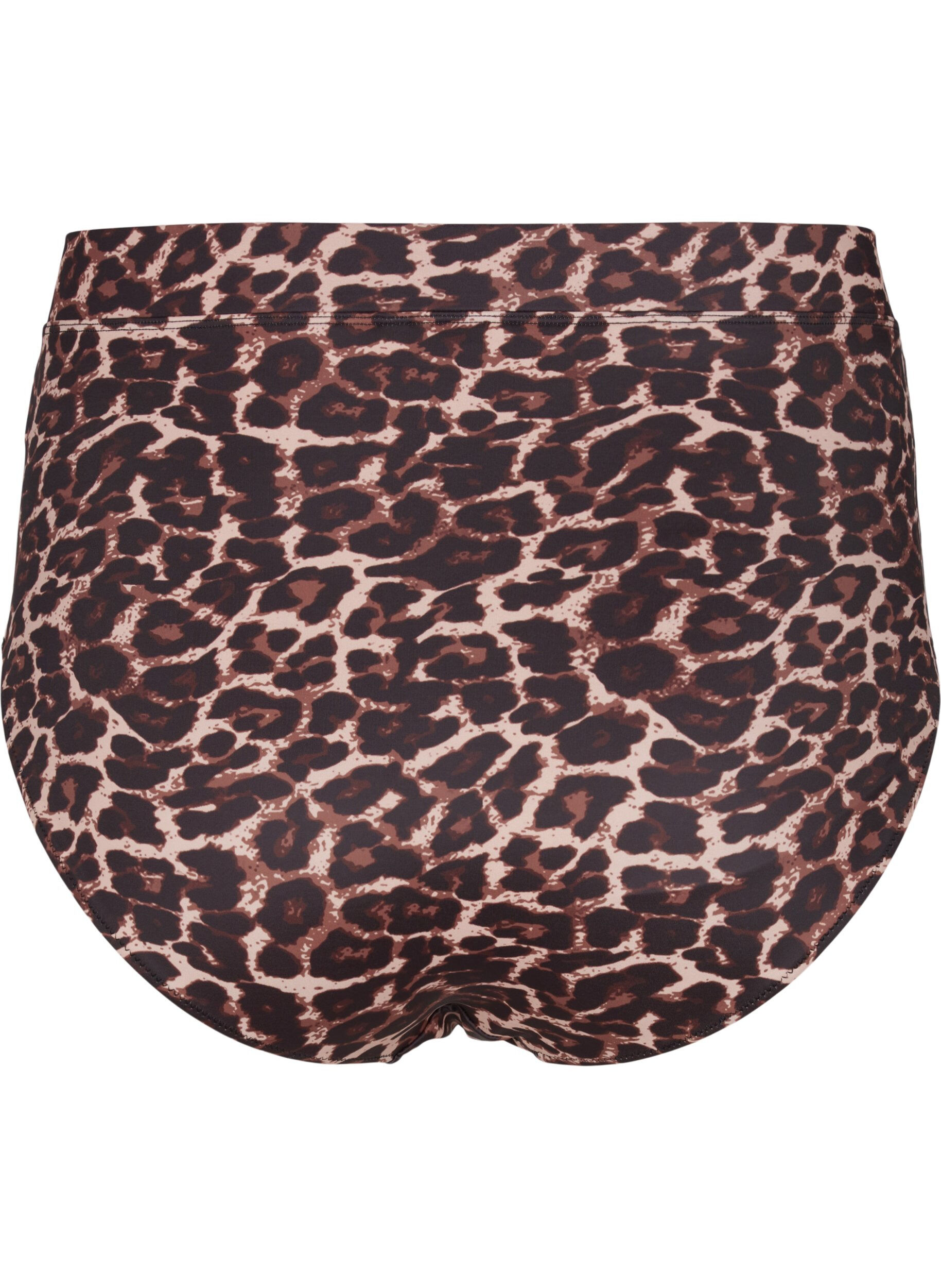 ZizziBikinislip met print en hoge taille, Autentic Leopard, Packshot image number 1