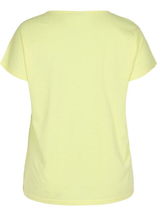 T-shirt en mélange coton, Pale Banana, Packshot image number 1