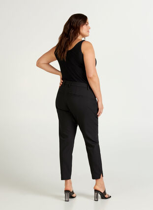 Pantalon classique , Black, Model image number 1