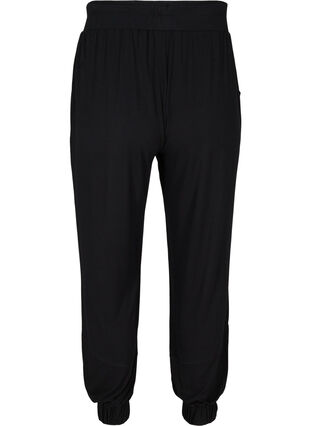 Pantalon d'entraînement ample en viscose, Black, Packshot image number 1