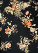 Robe courte en coton avec un ourlet &eacute;lastique et des manches longues, Noir, Packshot image number 2