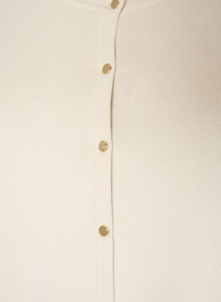 D&eacute;bardeur en maille avec bordure en dentelle, Vanille, Packshot image number 2