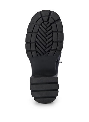 Lange laarzen met brede schacht met stretch, Black, Packshot image number 2