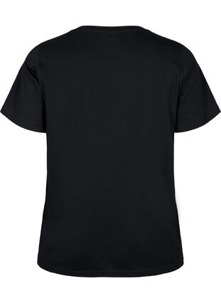 T-shirt en coton biologique avec impression , Black W. Be G. Foil, Packshot image number 1