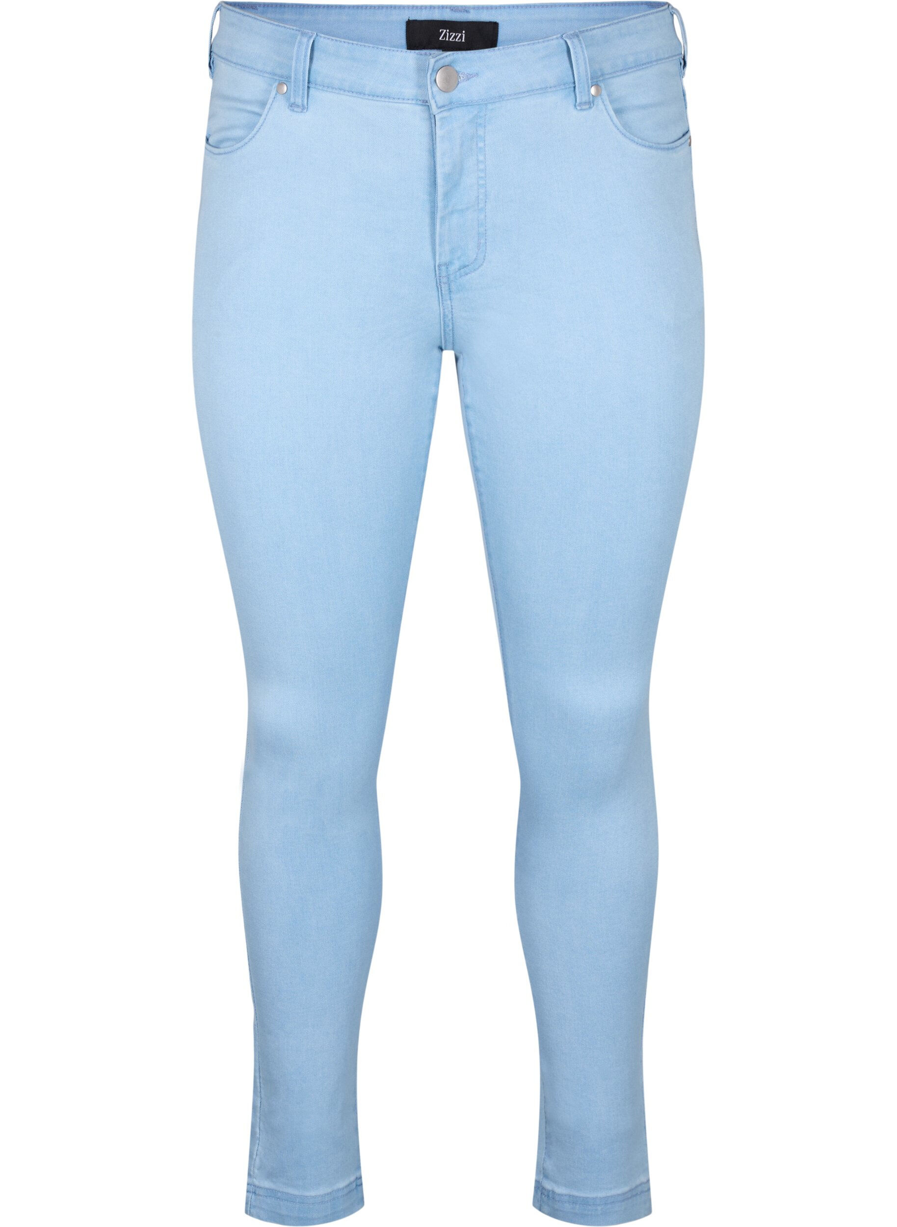 Zizzi Jean taille r&eacute;guli&egrave;re Viona, Bleu Clair, Packshot image number 0