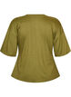 T-shirt avec d&eacute;tail drap&eacute;, Vert, Packshot image number 1