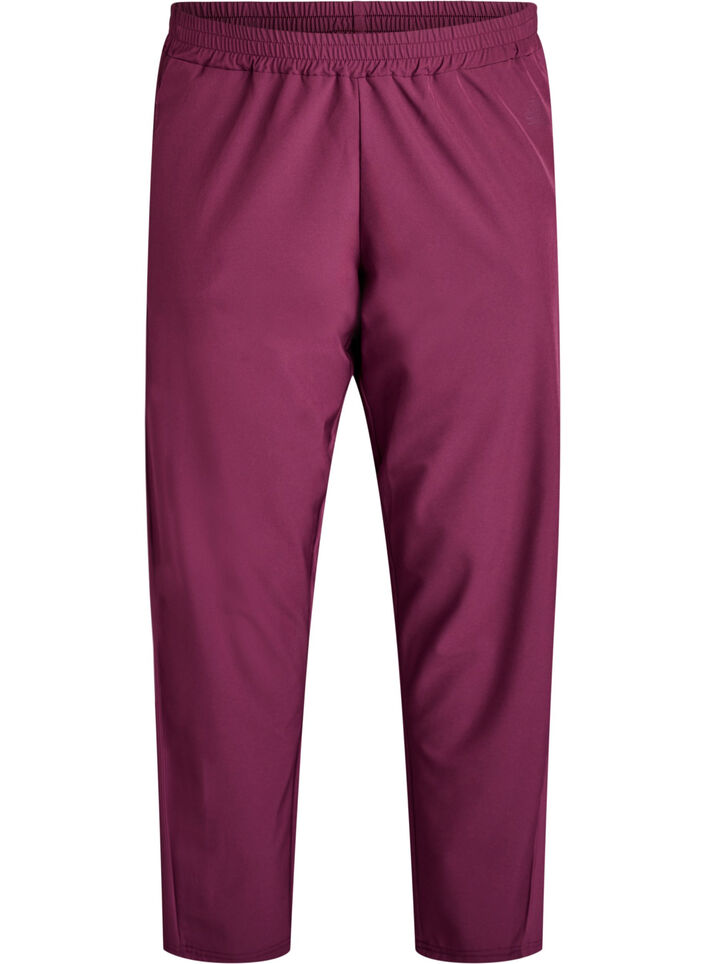 Pantalon d&rsquo;entra&icirc;nement l&eacute;ger dot&eacute; de poches, Bordeaux, Packshot image number 0