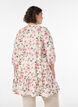 Tunique coupe &eacute;vas&eacute;e en viscose avec manches 3/4, Vanille, Model image number 2